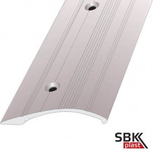 ПО-39/6 порог алюминиевый рифленый цветной с отверстиями для стыков с перепадом до 6 мм